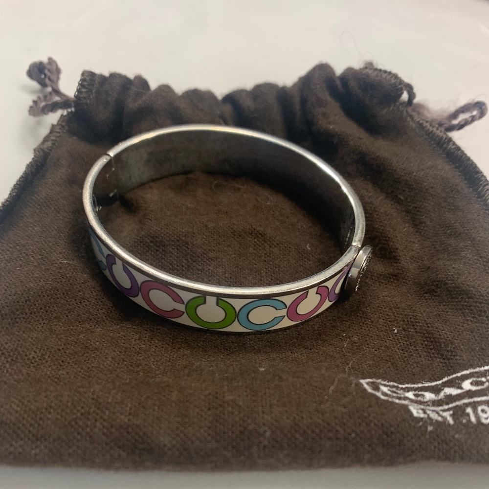 Coach sterling silver bracelet